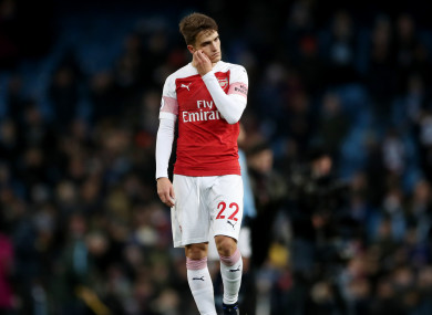 Arsenal's Denis Suarez.