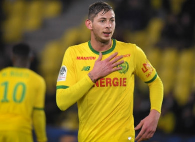 Emiliano Sala's (file photo).