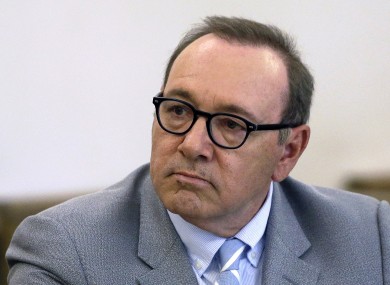 File photo of Spacey attending a pretrial hearing at district court in Nantucket, Massachusetts earlier this month.