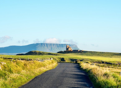 Driving towards Benbulben, Co Sligo.