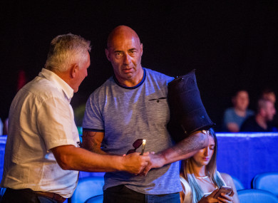 Pete Taylor was was injured in the shooting at his boxing club last year.