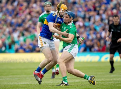Jake Morris in action for Tipperary in the Munster senior final.