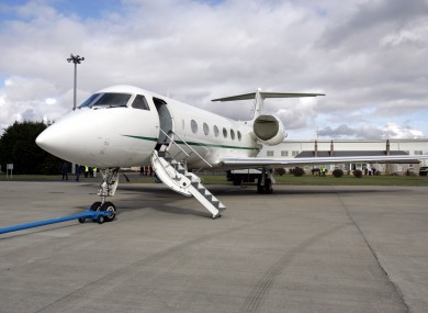 The Government jet at Baldonnel.