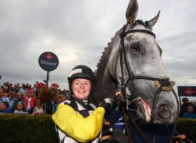 Jody Townend and Great White Shark celebrate after winning this evening.
