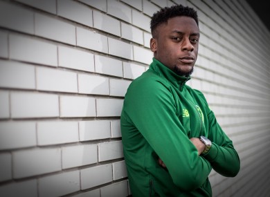 Ireland U19 star Jonathan Afolabi.