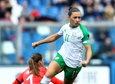 Ireland captain Katie McCabe.