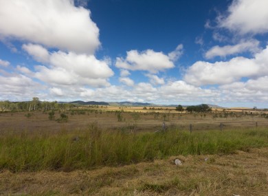 Outback territory north of Rockhampton, Queensland