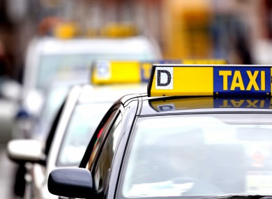 File photo. Taxi rank.