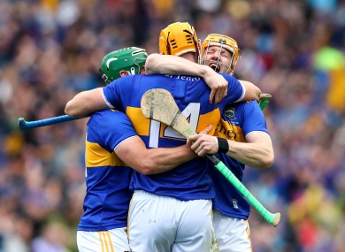 Tipp celebrate at the final whistle - but who was man of the match?