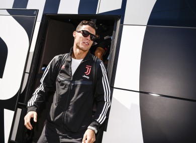 Cristiano Ronaldo (file pic).