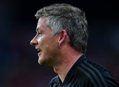 Manchester United boss Ole Gunnar Solskjaer