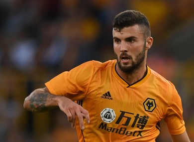 Patrick Cutrone pictured competing for Wolves.