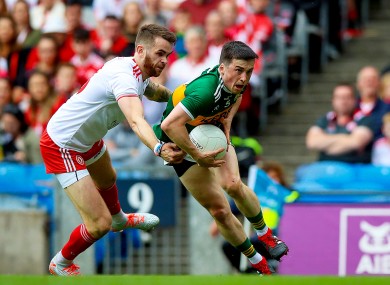 Paul Murphy in action against Tyrone in the All-Ireland semi-final.