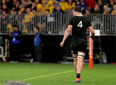 Barrett's dismissal was a big turning point in Saturday's game in Perth.