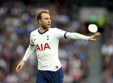Eriksen's future is still up in the air.