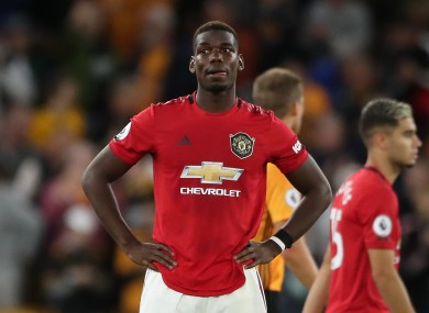 Pogba missed a penalty against Wolves last night.