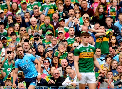 Dean Rock looks on as he attempted a late free last time out.