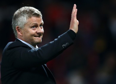 At the wheel: the Old Trafford boss is in the market for goals.