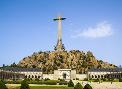 Valley of the Fallen in Madrid where Franco is buried