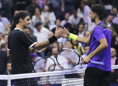 Roger Federer lost out to Grigor Dimitrov at the US Open.