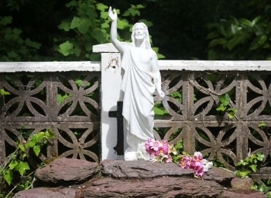 A graveyard at the Bessborough Centre in Blackrock, Cork