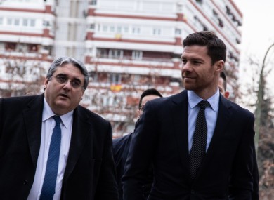 Alonso arriving in court when appearing back in January.