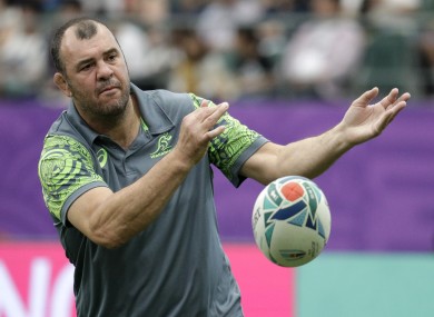 Australia coach Michael Cheika.