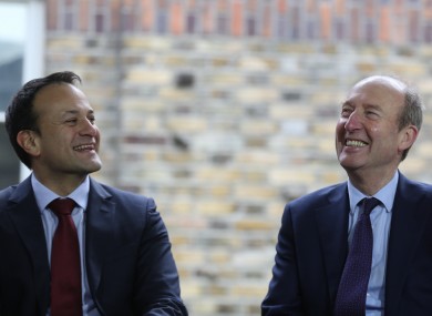 File photo of Taoiseach Leo Varadkar and Transport Minister Shane Ross.
