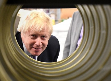 British Prime Minister Boris Johnson