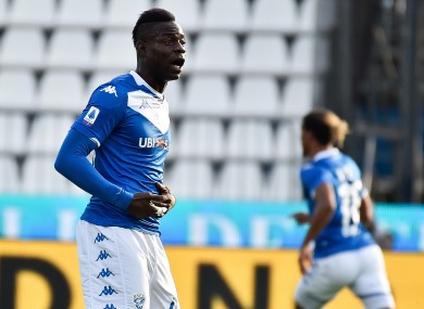 Mario Balotelli (file pic).