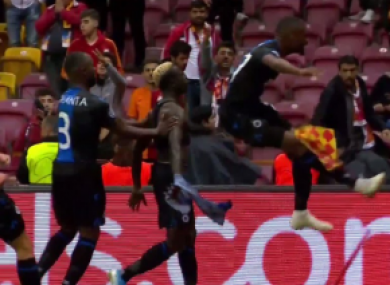 The 92nd-minute celebrations caused a stir.