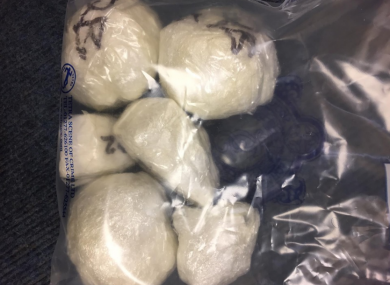 An image of the seized drugs