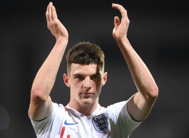 Man United target Declan Rice.