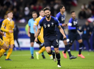 Olivier Giroud scored the decisive penalty for France.