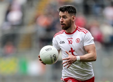 Matthew Donnelly in action against Dublin in this year's All-Ireland semi-final.