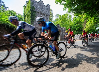 Riders passing Dunsany Castle in 2018.