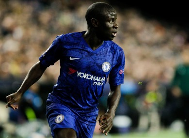 Ngolo Kante of Chelsea FC (file pic).