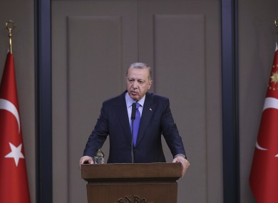 Turkish President Recep Tayyip Erdogan has criticised Europe and the US for not taking back Islamic State fighters.