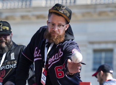 Washington Nationals pitcher Sean Doolittle (file pic).