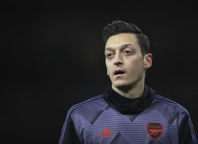 Mesut Ozil (file pic).