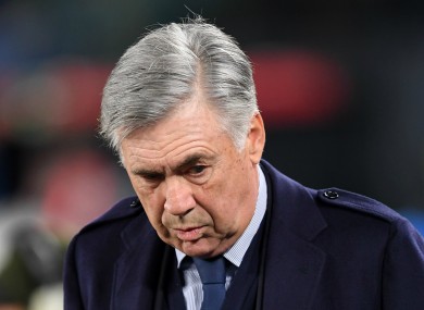Former Napoli head coach Carlo Ancelotti.
