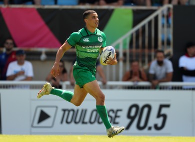 Ireland's Jordan Conroy.