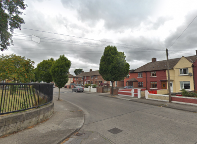 The junction in Cabra where the crash took place this evening.