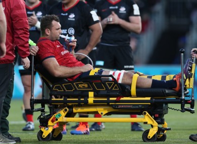 Cruel luck: Beirne is to go under the knife.