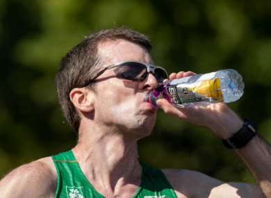 Pollock: took five minutes off his marathon PB (file photo).
