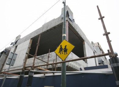 File photo. School under construction.