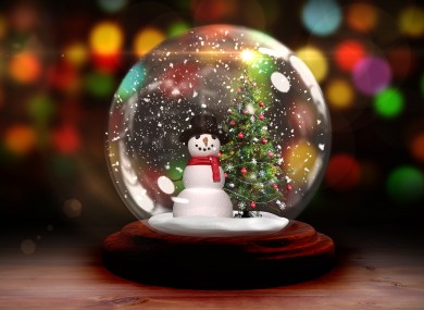 Snow globes are not permitted through airport security screening because of their liquid content.