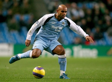 Sinclair during his playing days at Man City.