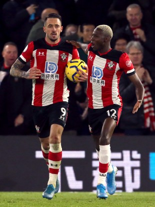 Southampton's Danny Ings celebrates scoring.