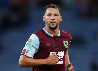 Danny Drinkwater during a rare appearance for Burnley.